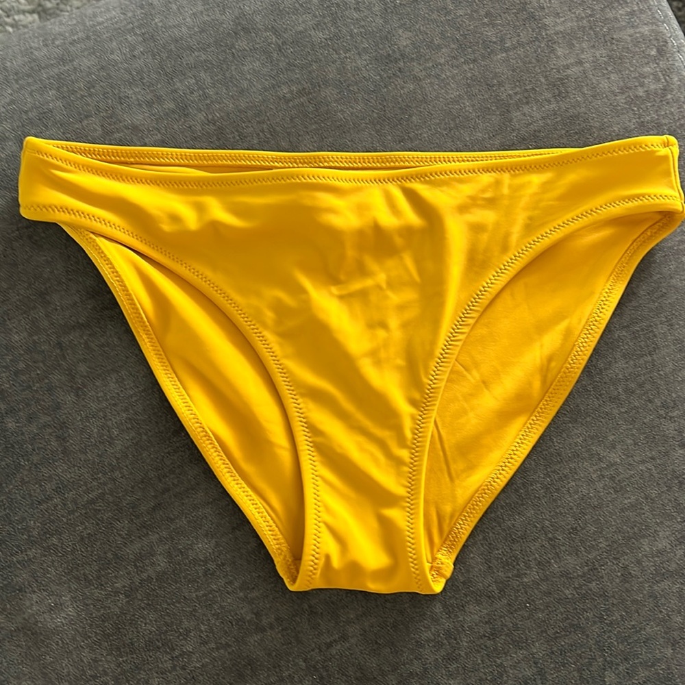 Aerie mustard yellow bikini bottom